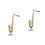 2 Sets Miniature Saxophone With Stand And Case Golden 4
