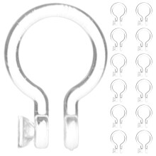 50Stk DIY Nasenring Silikon Clip-on Transparent Schmuck Zubehör