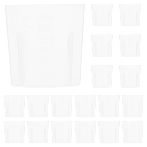 100 messbecher 30 ml für epoxidharz labor gebrauch
