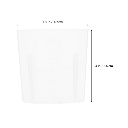 100 messbecher 30 ml für epoxidharz labor gebrauch 1