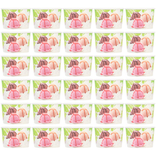 200 eisbecher papier dessertbecher pappschalen für suppe sundae 2