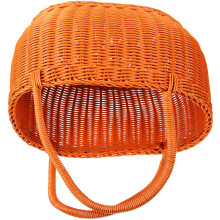 Mehrzweckkorb Imitat Rattan Für Picknick Snack Blumen Und Aufbewahrung