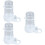 3Pcs Hanging Hamster Food Dispenser Automatic Hedgehog Feeder Holder 10