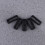 5 silikon armband für 20 mm schwarz 6