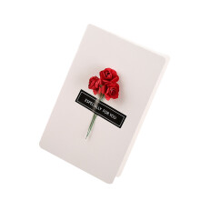 2Pcs Handmade Dried Flower Invitation For Wedding Birthday Party Decor