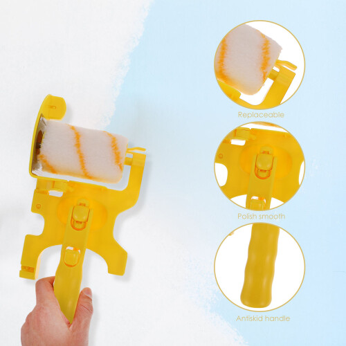 1Set Gele Multifunctionele Verfroller Kit Voor En Huis 2