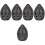 5Pcs 8-Hole Ocarina For Beginners And Professional Performance 6