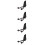 4Pcs Violin Wall Hanger Ukulele Guitar Holder Rack Accessory 8