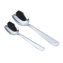 3Pcs Stainless Steel Serving Spoon Colander For Soup Salad Rice