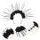 1St Gothic Haarband Dames Uitvoering Haaraccessoire Zwart 6
