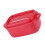 rechteckige Kunststoff-Lunchbox, 1 , rot 11