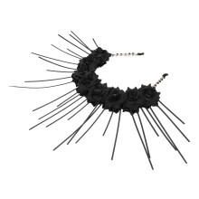 1St Gothic Haarband Dames Uitvoering Haaraccessoire Zwart