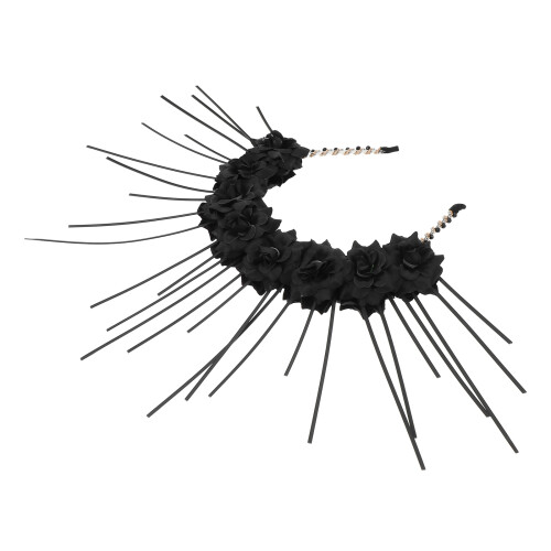 1St Gothic Haarband Dames Uitvoering Haaraccessoire Zwart