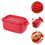 rechteckige Kunststoff-Lunchbox, 1 , rot 10