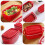 rechteckige Kunststoff-Lunchbox, 1 , rot 8