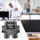 Monitor Case Sleeve For Computer Monitors, Dustproof Cover, Adjustable Design, Padded Screen Bag, Gray Accessories 4