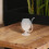 1 durchsichtiges saftglas weinglas becher mit 8