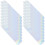 200Pcs Durable PP Pen Storage Bags Sky-Blue with Transparent Front 3