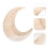 3Pcs Wood 7 String Moon Lyre Harp Portable Instrument For Beginners 5
