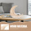 3Pcs Wood 7 String Moon Lyre Harp Portable Instrument For Beginners 6
