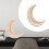 3Pcs Wood 7 String Moon Lyre Harp Portable Instrument For Beginners 7