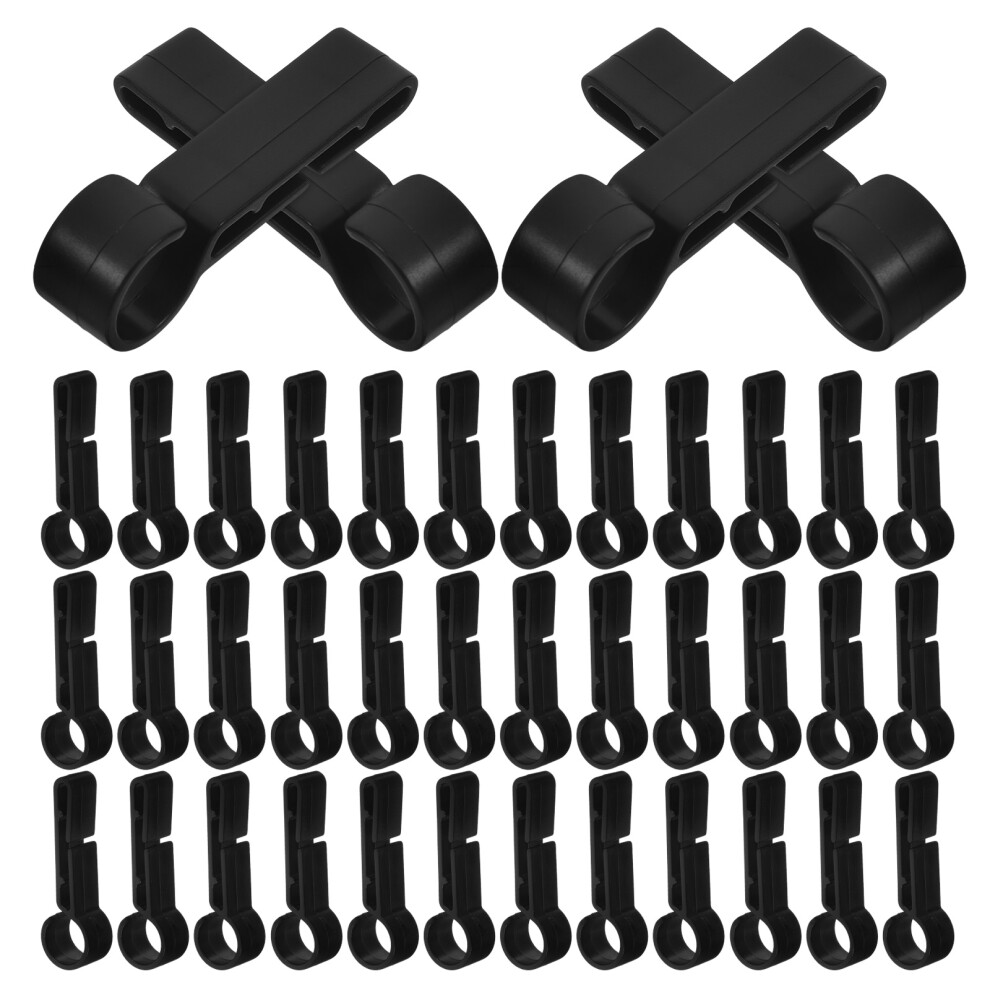 500 Pcs Plastic Clips For Headlamp And Hard Hat Light 034170802058