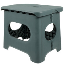 Folding Foot Stool Tragbar Rund Abgerundete Kanten 1 Set