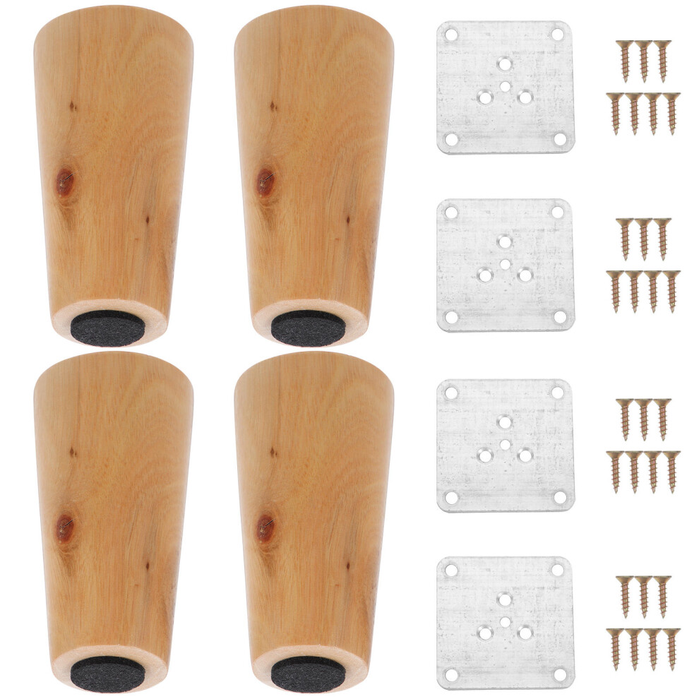 8 Pcs Tilted Furniture Leg Tapered Table Dresser Foot 034170803000