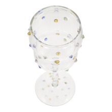 mit punktdekor, sektglas, bar-party-becher