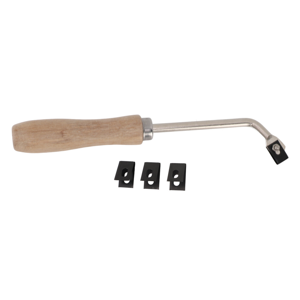 Pvc Floor Slotting Knife Groover Beech Wood Steel With 3 Blades 609610729167