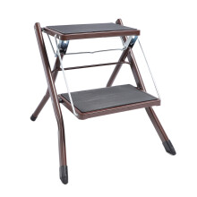 2 Step Ladder 264.6lbs Capacity Folding Step Stool Wide Anti Slip