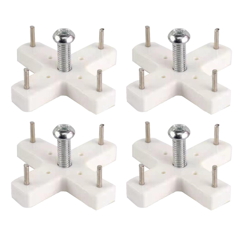 4Pcs Traceless Wall Screw Nail Drill Free Picture Hanger 609610729303