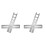 2Pcs Stainless Steel Tile Opener Locator Drilling Positioning Tool 2