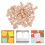 500Pcs Decorative Wooden Thumbtacks for Maps, Photos, and Notes 1