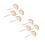 8 Pcs Diy Wooden Protractor Adjustable Ruler For Students Angle Tool 7