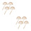 8 Pcs Diy Wooden Protractor Adjustable Ruler For Students Angle Tool 5