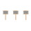 3Pièces Cabasa Percussion Bois Beige Solide Pour École Et Loisirs 5