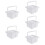 5Pcs Household Brush Cleaner Multi-Function Paint Holder Washer 10