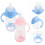 1 set babyflasche weithals milch wasser nuckelflasche 10