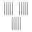 15 Pcs Black Plastic Fire Extinguisher Spray Hose Washer Tube Cup 7