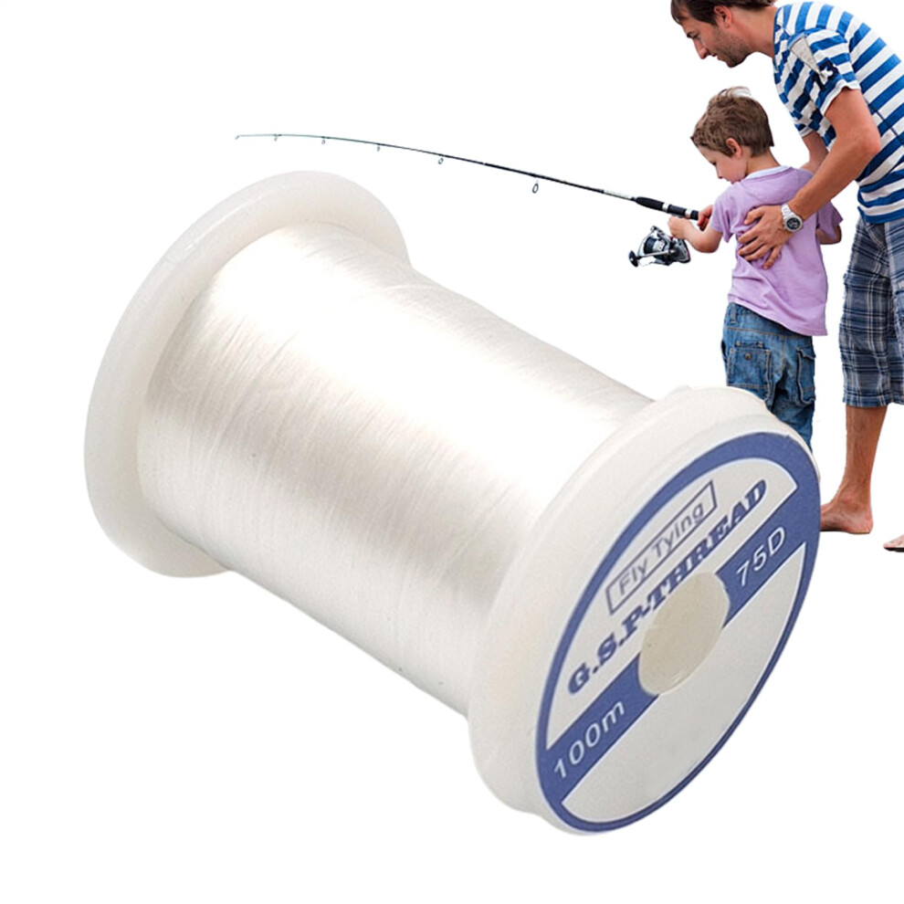 Monofilament Wire For Fishing And Crafts Monofilament Fishing Wire Abrasion-Resistant 100M White Bass-image-OPC-PKXTVS6-NEW