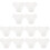 12 Pcs Disposable Maternity Underwear For Comfortable Wear White 2