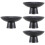 4Pcs Ceramic Cake Storage Stand High Base Display Tray Snacks Holder 7