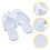 1 paar hausschuhe, dusch- und strandlatschen, leichte flip-flops 4