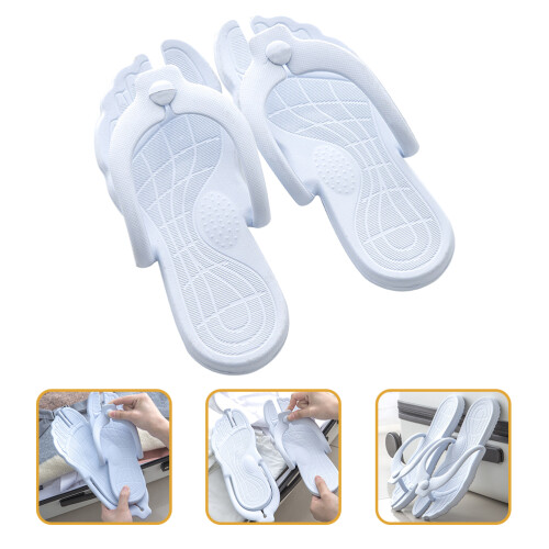 1 paar hausschuhe, dusch- und strandlatschen, leichte flip-flops 2
