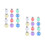24 Pcs Christmas Drink Balls: Clear Plastic Fillable Ornaments 8