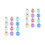 24 Pcs Christmas Drink Balls: Clear Plastic Fillable Ornaments 4