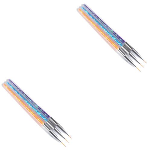 6 Pcs Professional Nail Art Liner Brush Set For Design 2
