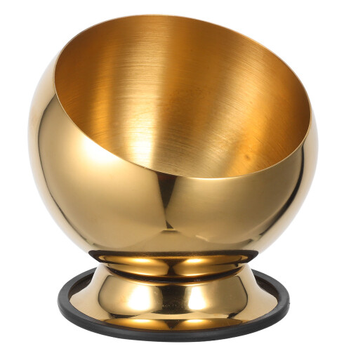 4Pcs Candy Bowl: Stainless Steel 14 Cm Golden Kitchen Container 2