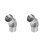2Pcs Stainless Steel 45 Elbow Chimney Pipe For Stoves 8